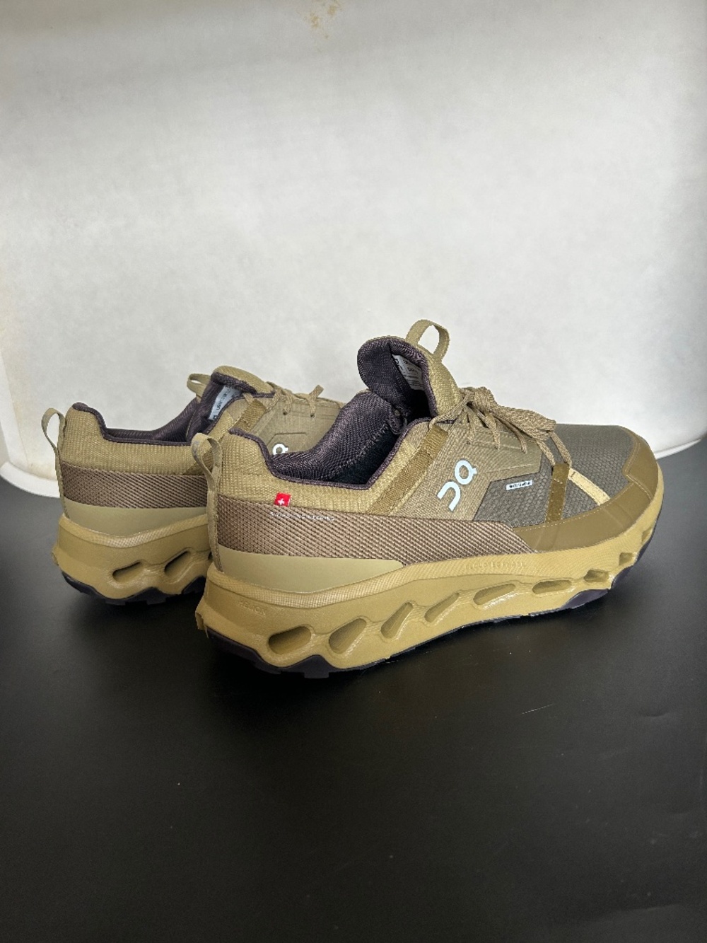 On Cloudhorizon Waterproof Safari/Olive Mens Trail Shoes, 3ME10052310, Size 13 M